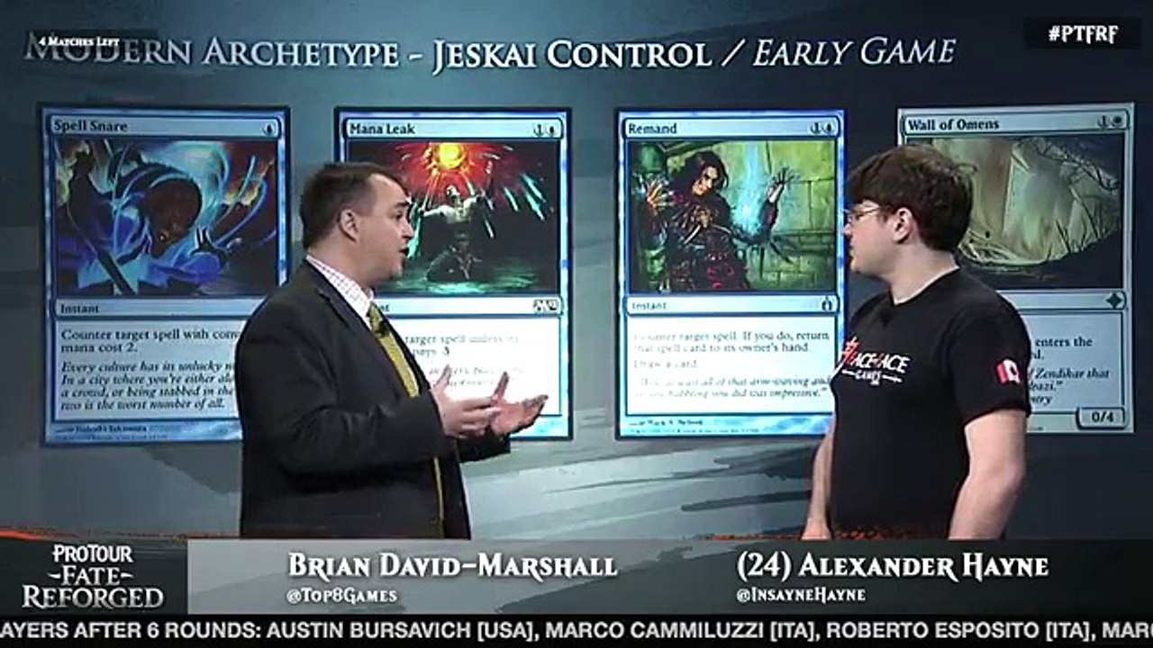 Pro Tour Fate Reforged Modern Deck Guide: Jeskai Control with Alexander Hayne