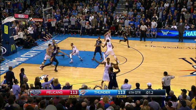Buzzer beater d'Anthony Davis (OKC Thunder VS New Orleans Pelicans)