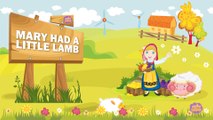 Mary Had A Little Lamb - Cartoon Animation Nursery Rhymes & Songs for Children With Lyrics