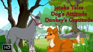 Jataka Tales - Dog's Attitude Donkey's Gratitude - Moral Stories - Animated Cartoons/Kids