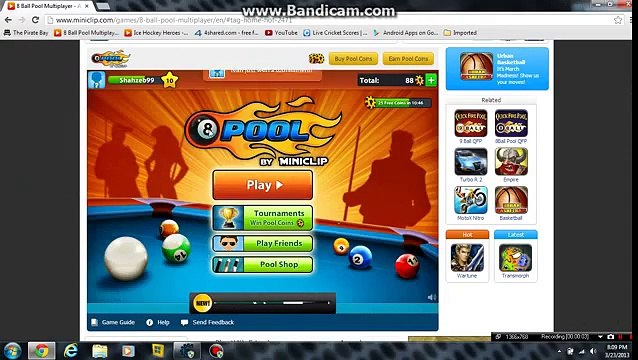 8 Ball Pool Multiplayer get free (Cues,Pool Coins,Cues,Powers) With Cheat Engine 6.2 - Tune.pk