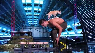 Christian Stoinev  Hand Balancer Performs With Two Puppies - America’s Got Talent 2014