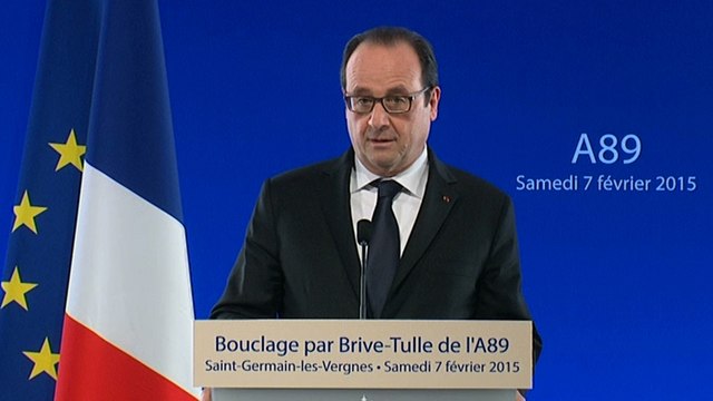 Discours d'inauguration du bouclage par Brive-Tulle de l'A89