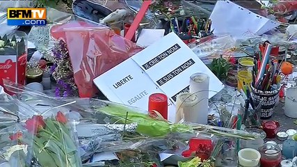 Retour sur les lieux de mémoire un mois après les attentats