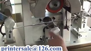 oval or square cap/closure hot foil stamping machine