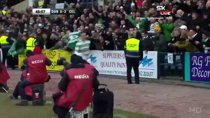 Stefan Johansen 0:2 | Dundee FC - Celtic 07.02.2015 HD