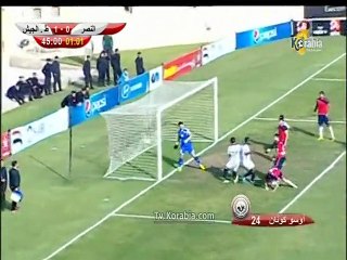 طلائع الجيش يتقدم 2/0 علي النصر