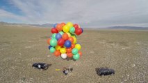 Shotgun Balloon Drop - 'Up' in real life!