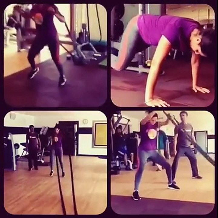 sania mirza working hard