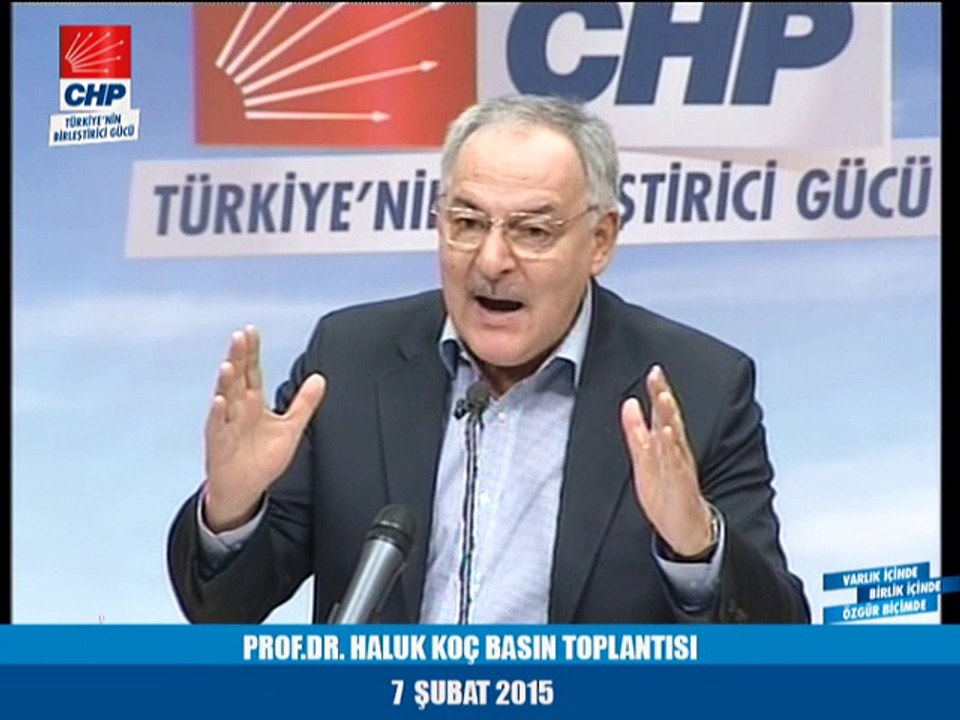 PROF.DR. HALUK KOÇ BASIN TOPLANTISI 07/02/2015