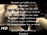Baatein Ye Kabhi Na Full Song With Lyrics - Arijit Singh - Khamoshiyan 2015 Dailymotion