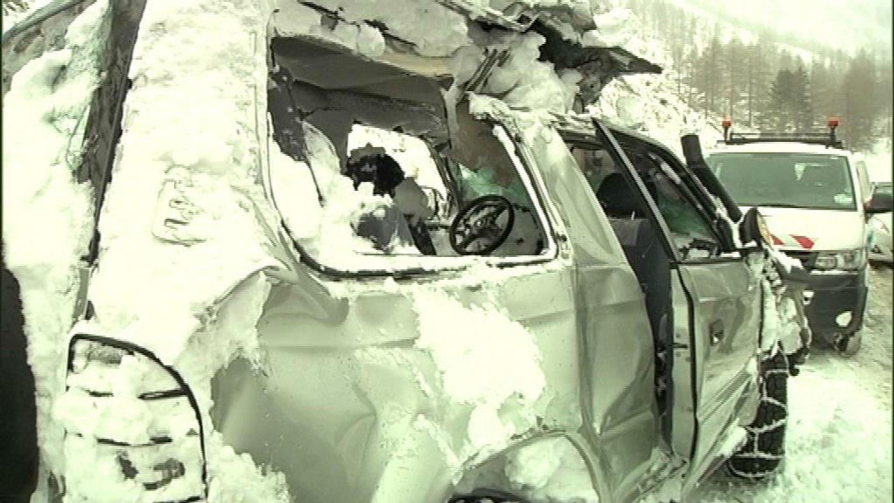 Isola 2000: une avalanche emporte leur voiture, ils s'en sortent indemnes