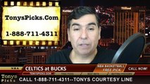 Milwaukee Bucks vs. Boston Celtics Free Pick Prediction NBA Pro Basketball Odds Preview 2-7-2015