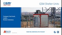 OPALON préfabriqués Container acier ABRIS Structure de GSM