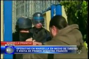 Fuerte operativo policial en Marsella en medio de tiroteo y visita de primer ministro francés
