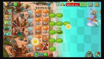 Plants Vs Zombies 2   Max Level Bowling Bowl Big Wave Beach Day 16