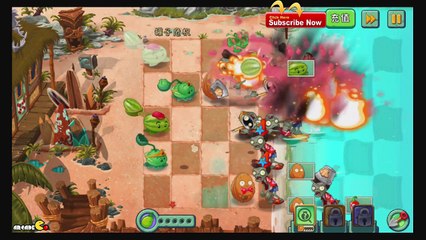 Plants Vs Zombies 2  Big Wave Beach Vasebreaker Challenge!