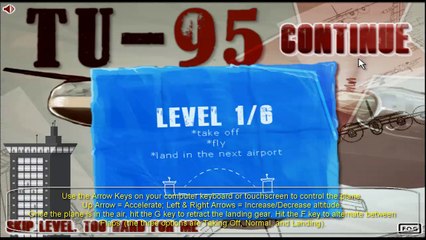 How to play TU-95  game, a free realistic flight simulator online