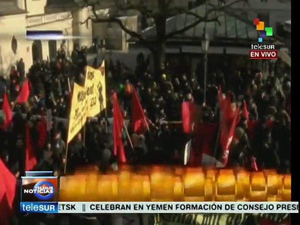 Alemania: protestas en Múnich contra Poroshenko