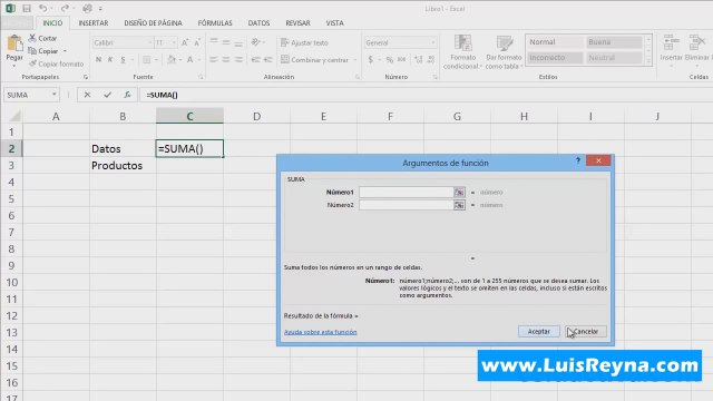 6.Curso básico de Excel La barra de fórmulas (Clase 6 de 25)