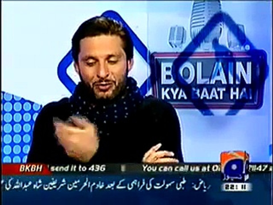 Shahid Afridi Sharing his view about Pakistan & India when he smashed 2 six to Ashwin watch video. - Video Dailymotion