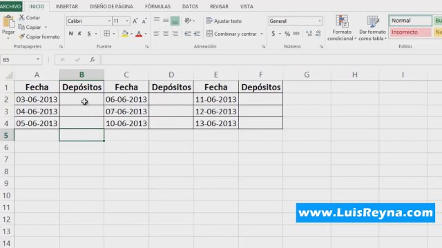 8.Cómo ingresar datos en Excel La manera fácil (Clase 8 de 25)