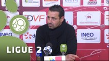 Conférence de presse Dijon FCO - FC Sochaux-Montbéliard (1-0) : Olivier DALL'OGLIO (DFCO) - Olivier ECHOUAFNI (FCSM) - 2014/2015