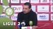Conférence de presse Dijon FCO - FC Sochaux-Montbéliard (1-0) : Olivier DALL'OGLIO (DFCO) - Olivier ECHOUAFNI (FCSM) - 2014/2015
