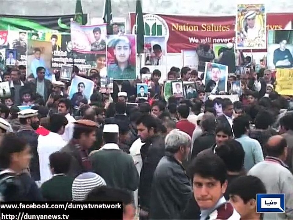 Peshawar- Prayer ceremony held for APS martyrs