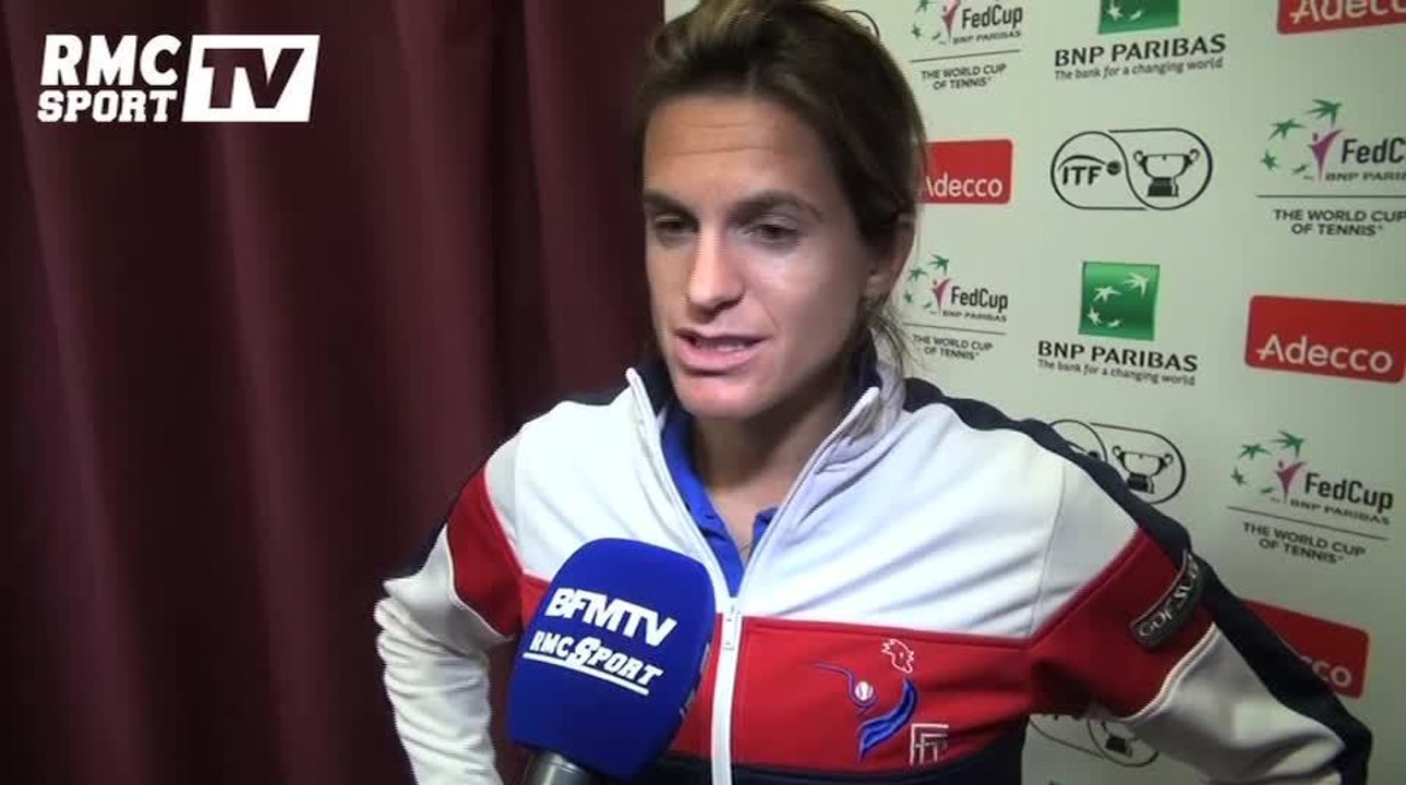 Tennis / Fed Cup : Mauresmo fait le bilan de la journée - 07/02
