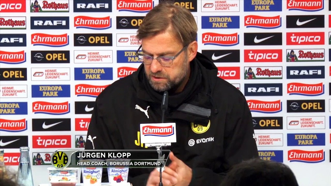 Klopp: 'Freiburg früh ins Wanken gebracht'