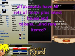 Buy Sell Accounts - SELLING Adventure Quest ( battleon) Lv 130 rare items account + all the other best items)