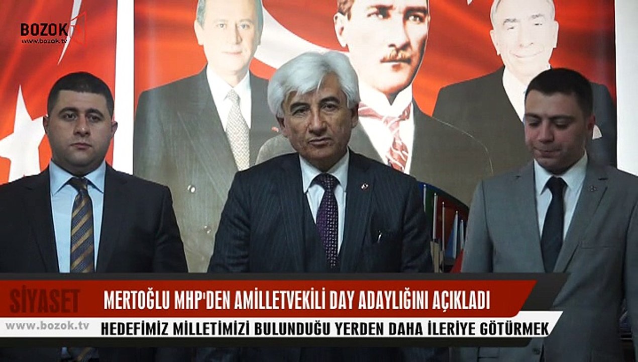 YUSUFMERTOĞLU ADAY ADAYLIĞINI AÇIKLADI