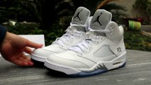 Air Jordan 5 White Metallic Silver Shoes Review From Daniel Ke