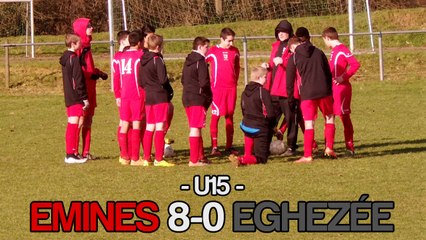 Emines 8-0 Eghezée - U15 (Football) 07/02/2015 | Julian Production