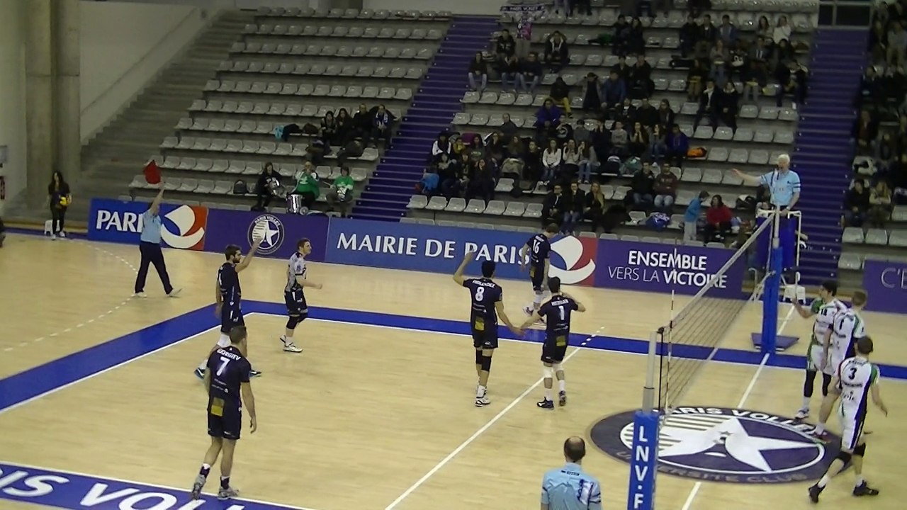 Balle de match Paris Volley - Tourcoing (3-1).