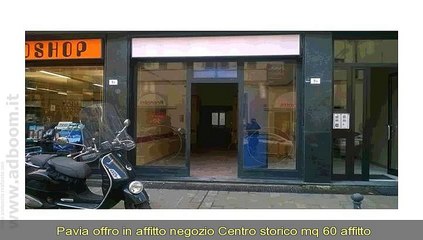 Video herunterladen: PAVIA,   IN AFFITTO  NEGOZIO  CENTRO STORICO MQ 60 AFFITTO EURO 1200