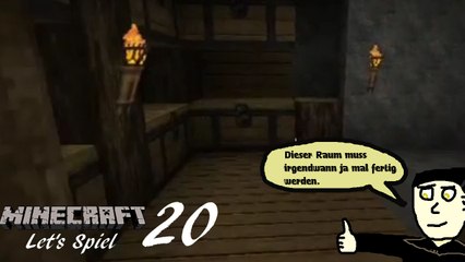 Minecraft "Let's Spiel" (Let's Play) 20: Weiterbau des Lagerraums