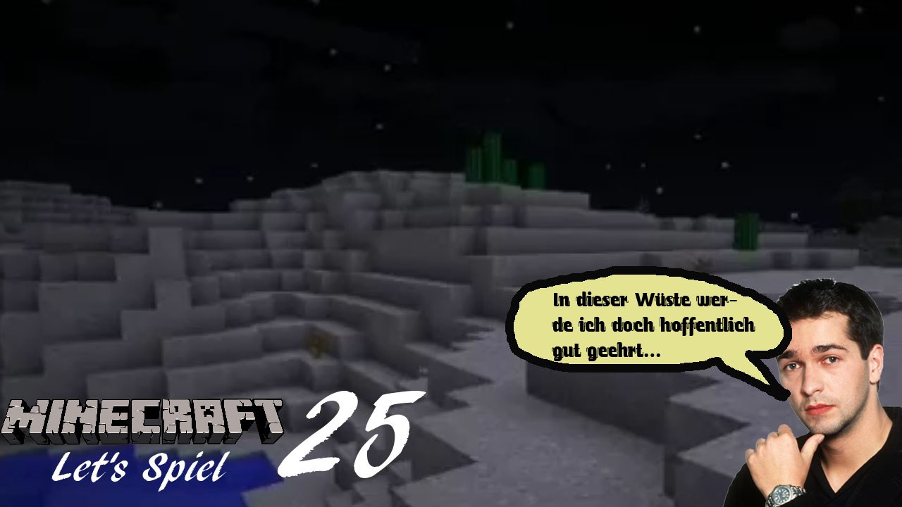 Minecraft 'Let's Spiel' (Let's Play) 25: Die Andreas-Elzholz-Gedenkwüste