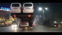 Overloaded Car Transport Carrier in China
