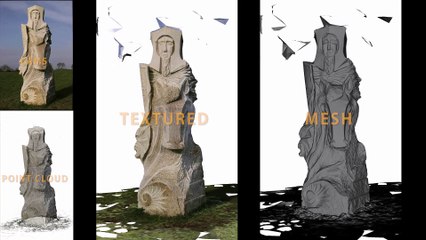 Carnoët, la vallée des Saints reconstruction 3D Dechen (Derrien)