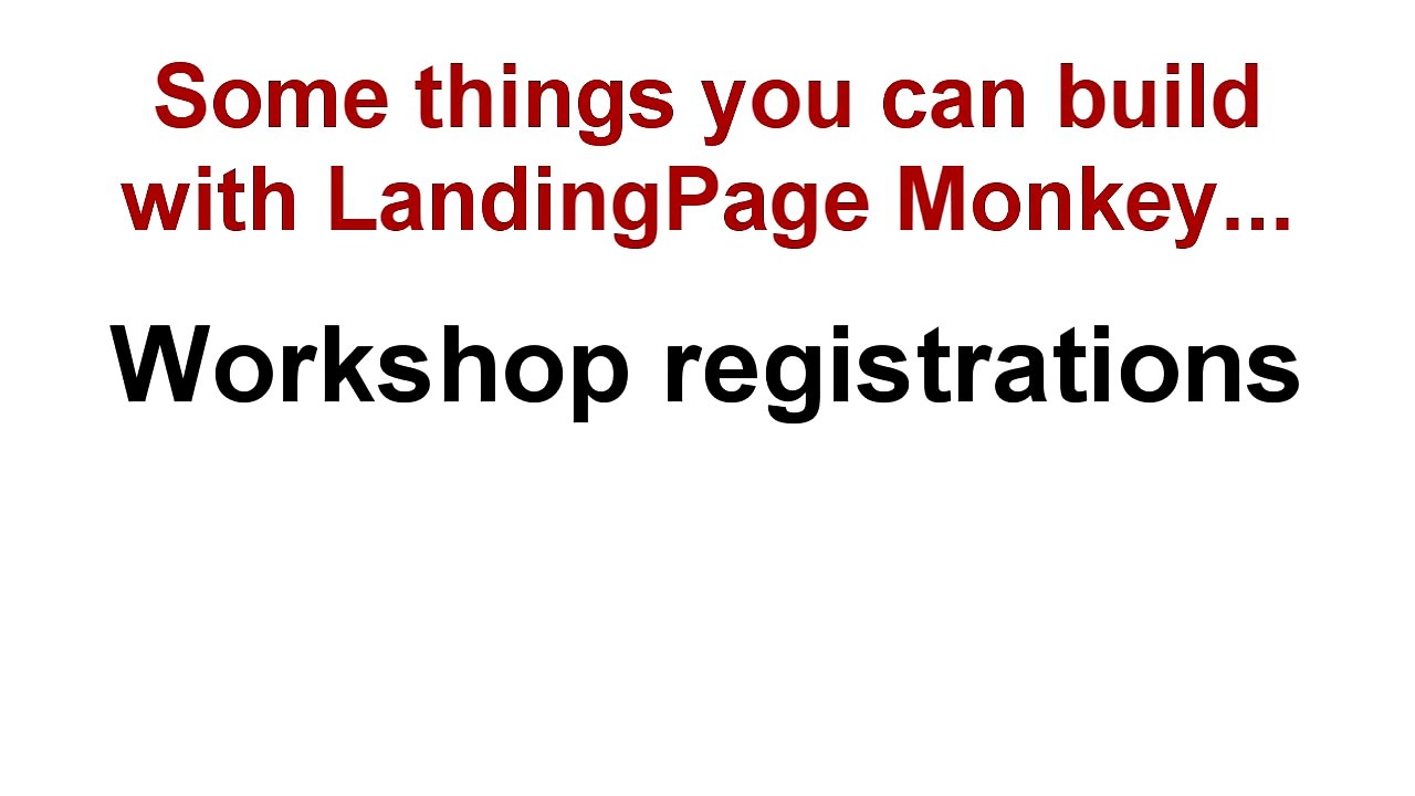 The Landing Page Monkey