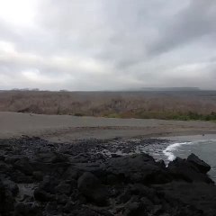 Playa en las islas galápagos
