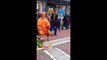 Man Has A Hard Time Figuring Out Street Performers Levitating Trick Lol!