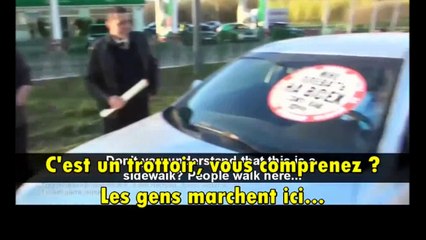 Certains Russes ne supportent vraiment pas de se faire arrêter au volant et encore moins par une brigade antiabrutis!