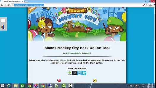 Bloons Monkey City Hacked Online