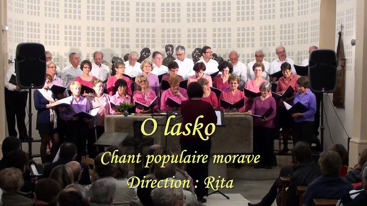O lasko   Chant populaire morave Par la chorale La Clé des Chants de Chuzelles