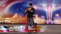 Julian Smith plays the saxophone Britains Got Talent 2009 Show 2
