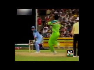 Wasim Akram Bowling Lethally