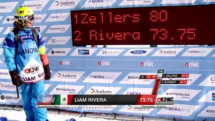 FJWC15 - Run of Julien Pichel(SUI) in Grandvalira (AND)